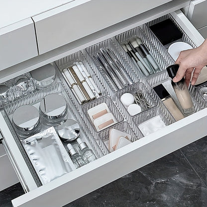 Organisateur de Maquillage Transparent | Tiroirs Spacieux et Élégants