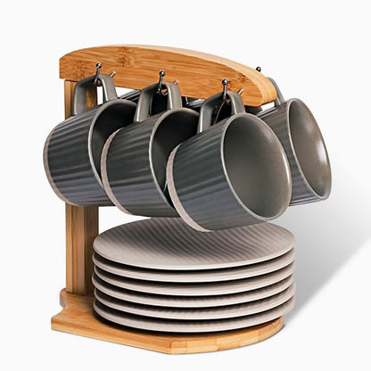 Tasses à Café en Grès Élégantes | Design Minimaliste et Durable