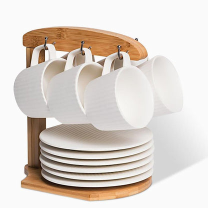 Tasses à Café en Grès Élégantes | Design Minimaliste et Durable