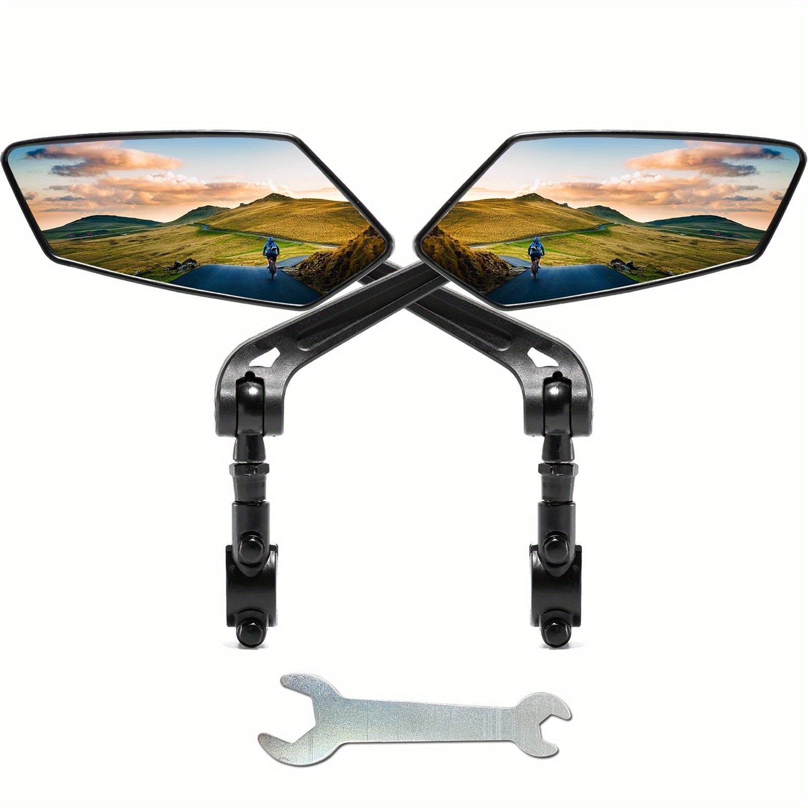 Miroir de Vélo Rétroviseur Rotatif | Visibilité Optimale et Sécurité Maximale