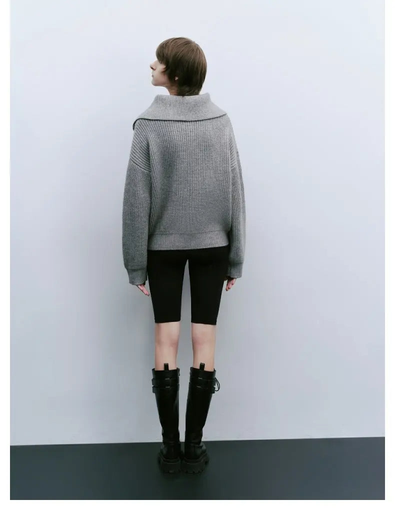 Pull Zippé en Cachemire pour Femmes | Confort Élégant et Polyvalent