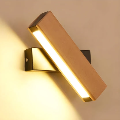 Lampe Murale LED en Bois | Design Scandinave et Éclairage Chaud
