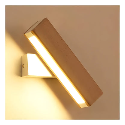 Lampe Murale LED en Bois | Design Scandinave et Éclairage Chaud