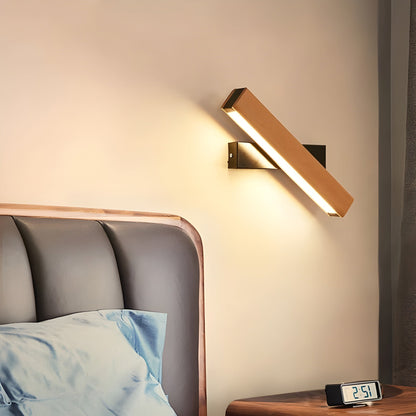 Lampe Murale LED en Bois | Design Scandinave et Éclairage Chaud