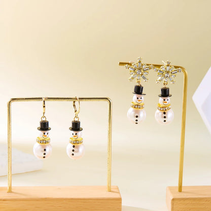 Boucles d'oreilles Flocon de Neige | Élégantes et Confortables pour Noël