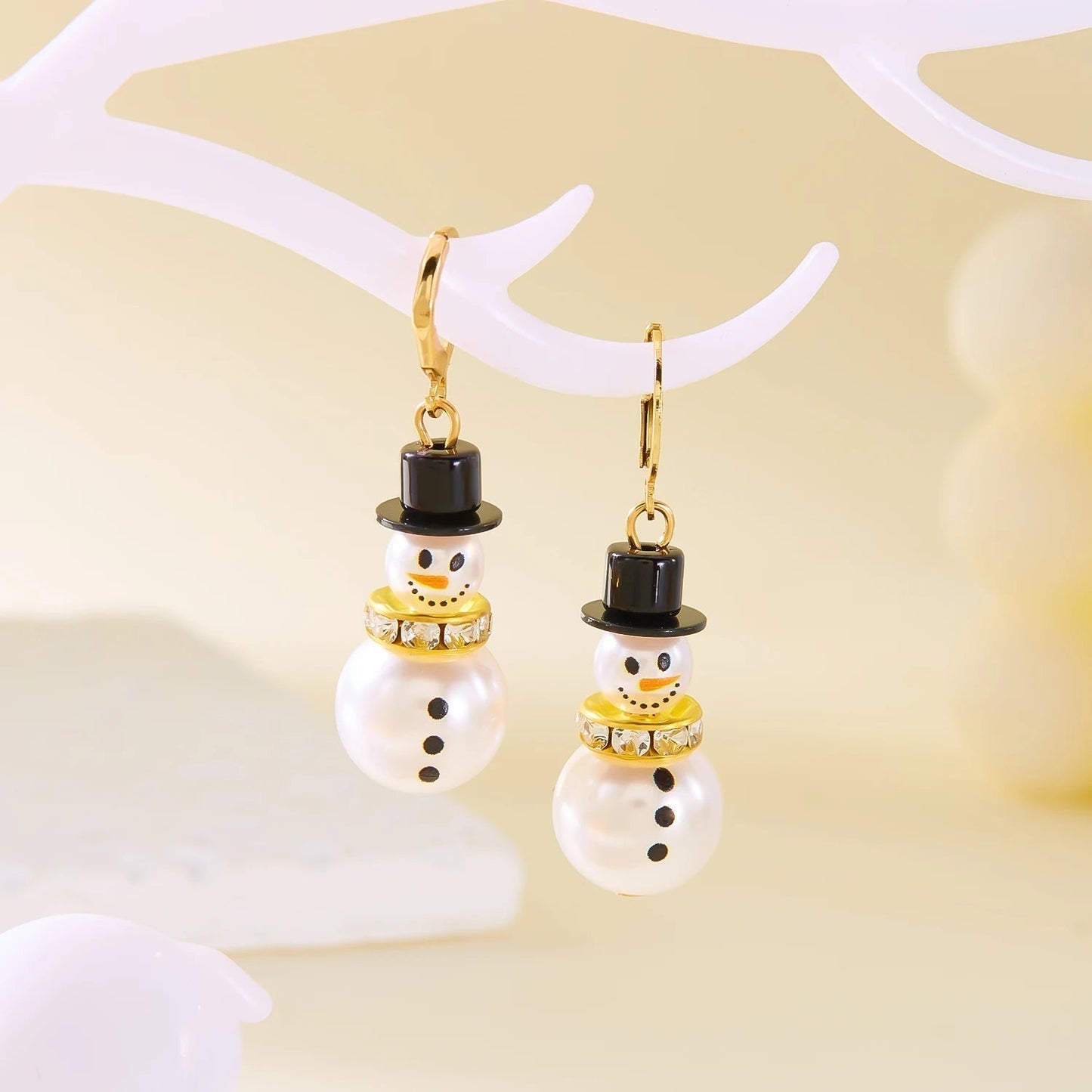 Boucles d'oreilles Flocon de Neige | Élégantes et Confortables pour Noël