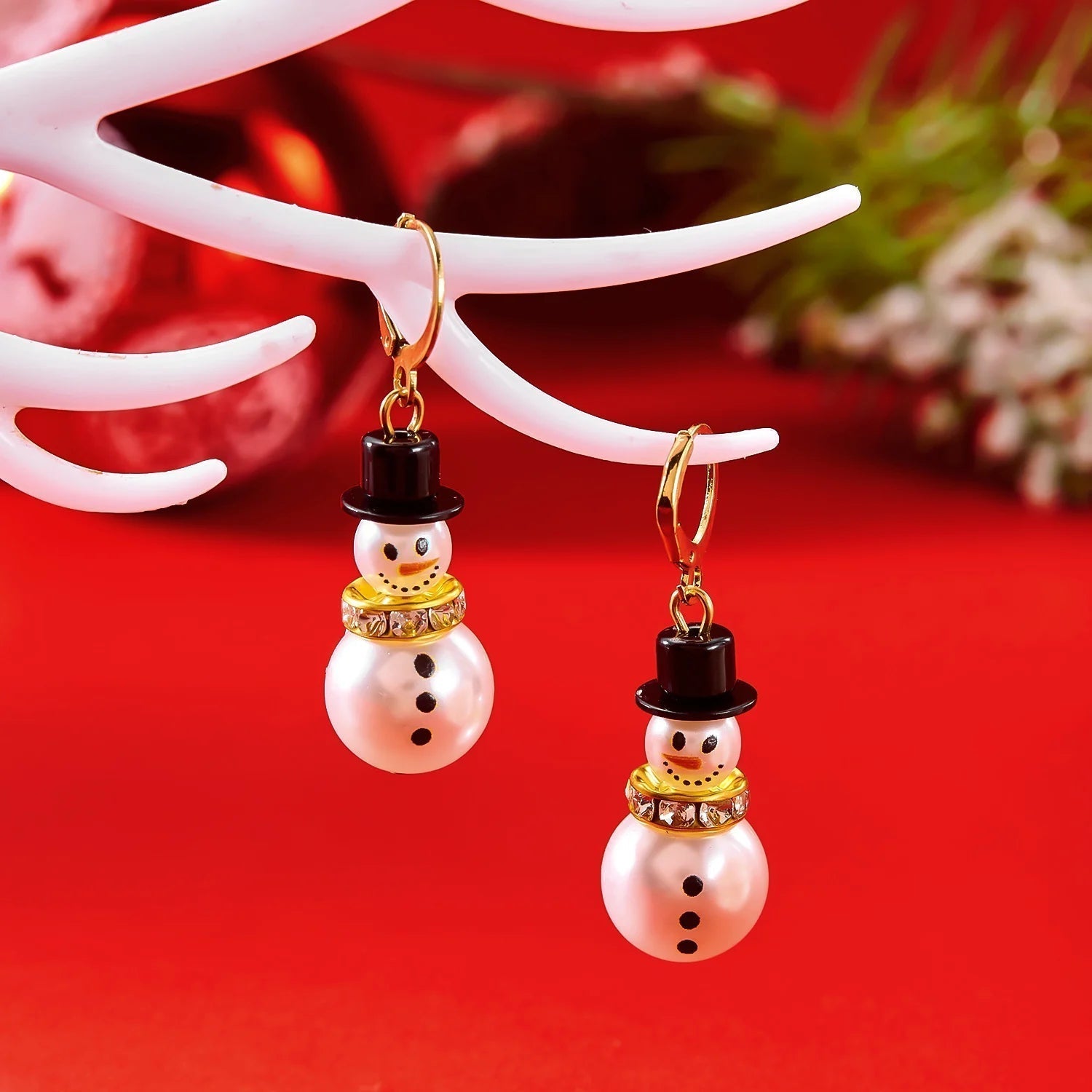 Boucles d'oreilles Flocon de Neige | Élégantes et Confortables pour Noël