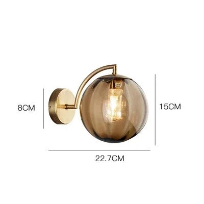 Lampe Murale en Verre Moderne | Éclairage Ambiant Élégant et Durable