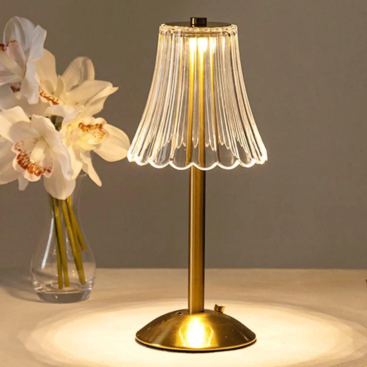 Lampe de Table Vintage Élégante | Éclat Magnifique et Fonctionnalité Moderne