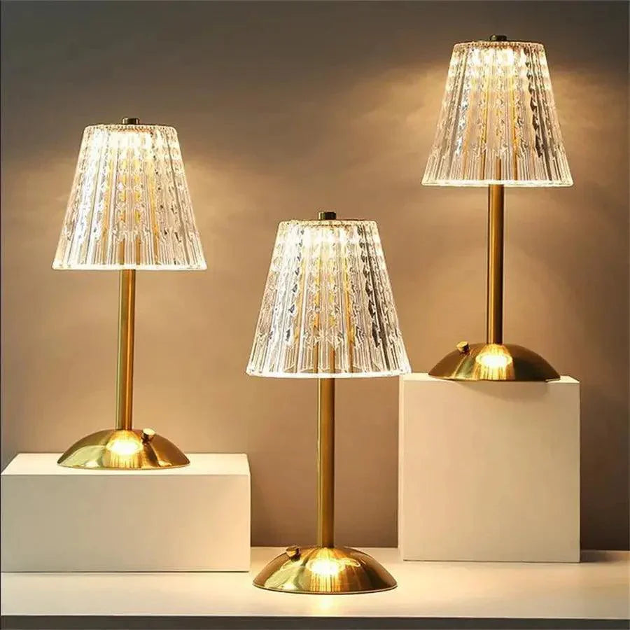 Lampe de Table Vintage Élégante | Éclat Magnifique et Fonctionnalité Moderne