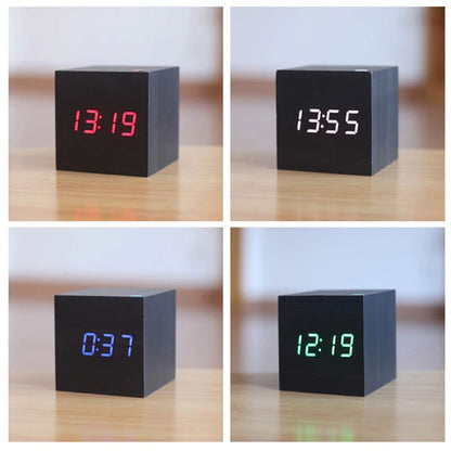 Horloge Numérique Compacte pour Bureau | Design Élégant et Précis