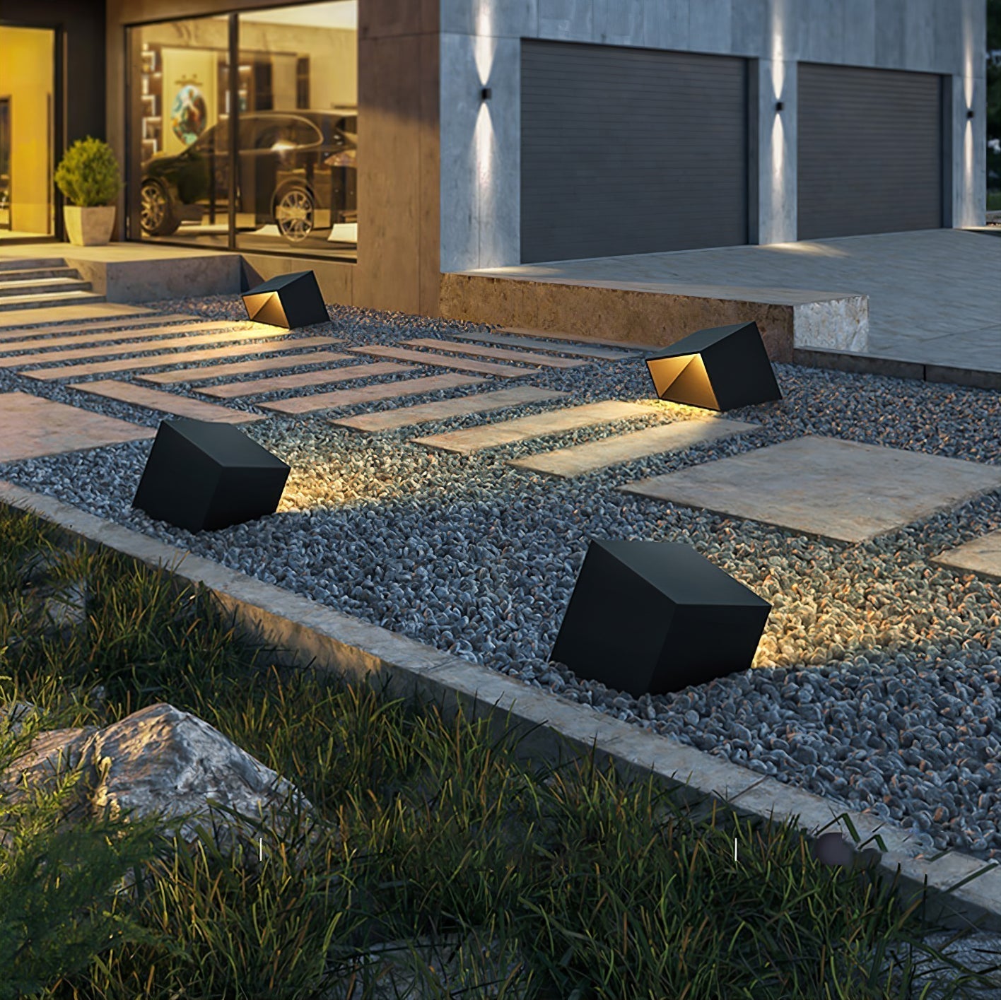 Lumière Solaire de Jardin | Éclairage LED Compact et Durable