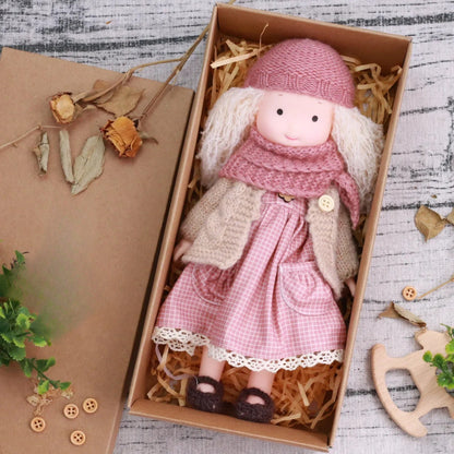 Poupée en Peluche à Habiller | Accessoires pour Jeu Créatif et Câlins