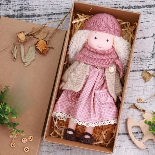 Poupée en Peluche à Habiller | Accessoires pour Jeu Créatif et Câlins