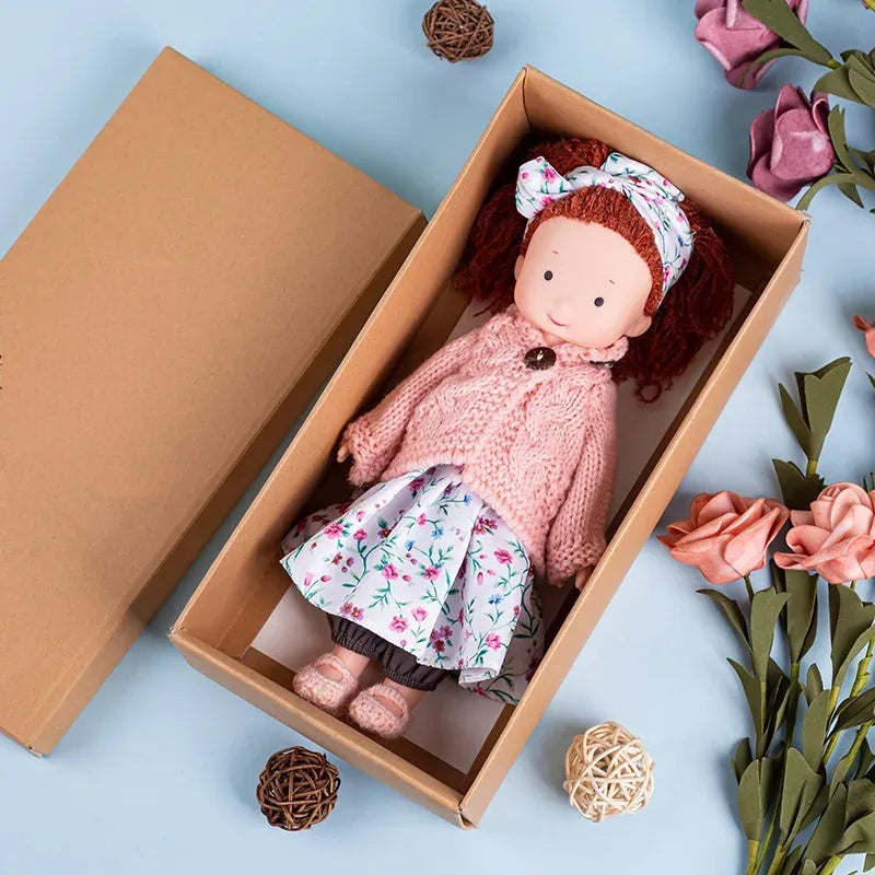 Poupée en Peluche à Habiller | Accessoires pour Jeu Créatif et Câlins