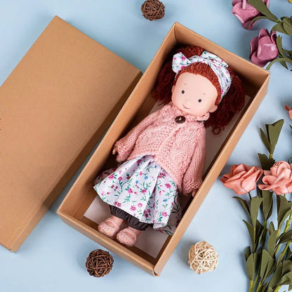 Poupée en Peluche à Habiller | Accessoires pour Jeu Créatif et Câlins