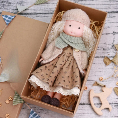 Poupée en Peluche à Habiller | Accessoires pour Jeu Créatif et Câlins