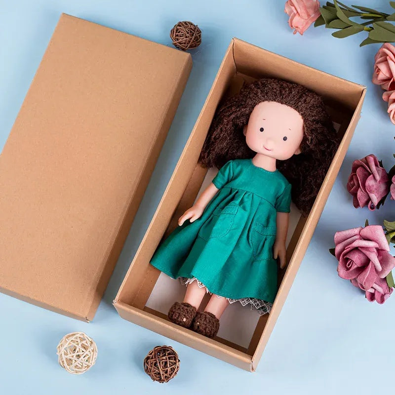 Poupée en Peluche à Habiller | Accessoires pour Jeu Créatif et Câlins