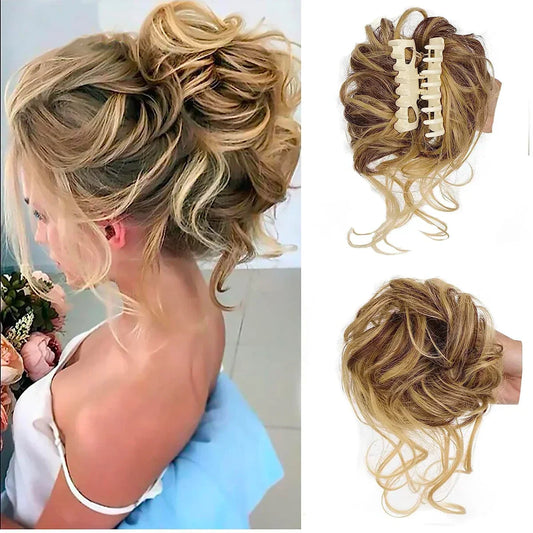 Chignon Instantané Clip | Élégance Rapide et Naturelle
