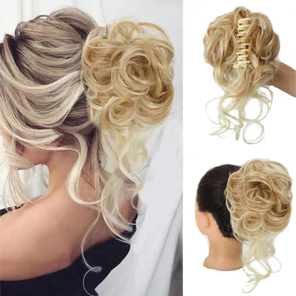 Chignon Instantané Clip | Élégance Rapide et Naturelle