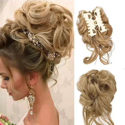 Chignon Instantané Clip | Élégance Rapide et Naturelle