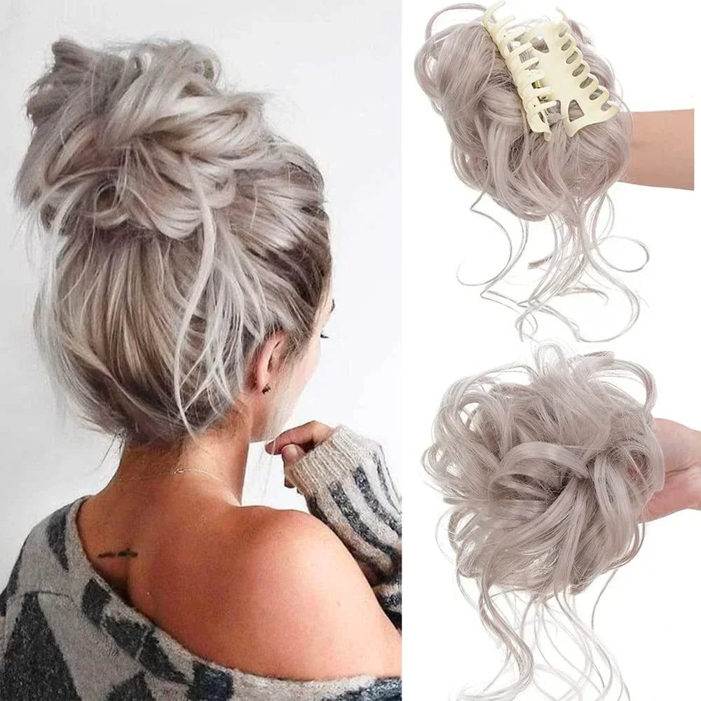 Chignon Instantané Clip | Élégance Rapide et Naturelle