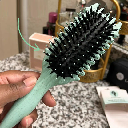 Brosse Démêlante Anti-Frisottis pour Boucles | Démêlage Doux et Définition Parfaite