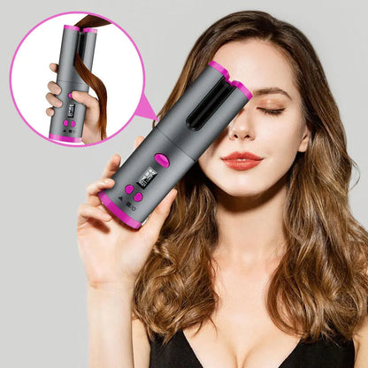 Fer à Friser Intelligent Sans Fil | Boucles Personnalisées et Soin Capillaire