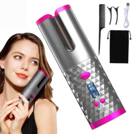 Fer à Friser Automatique Sans Fil | Boucles Parfaites À Tout Moment