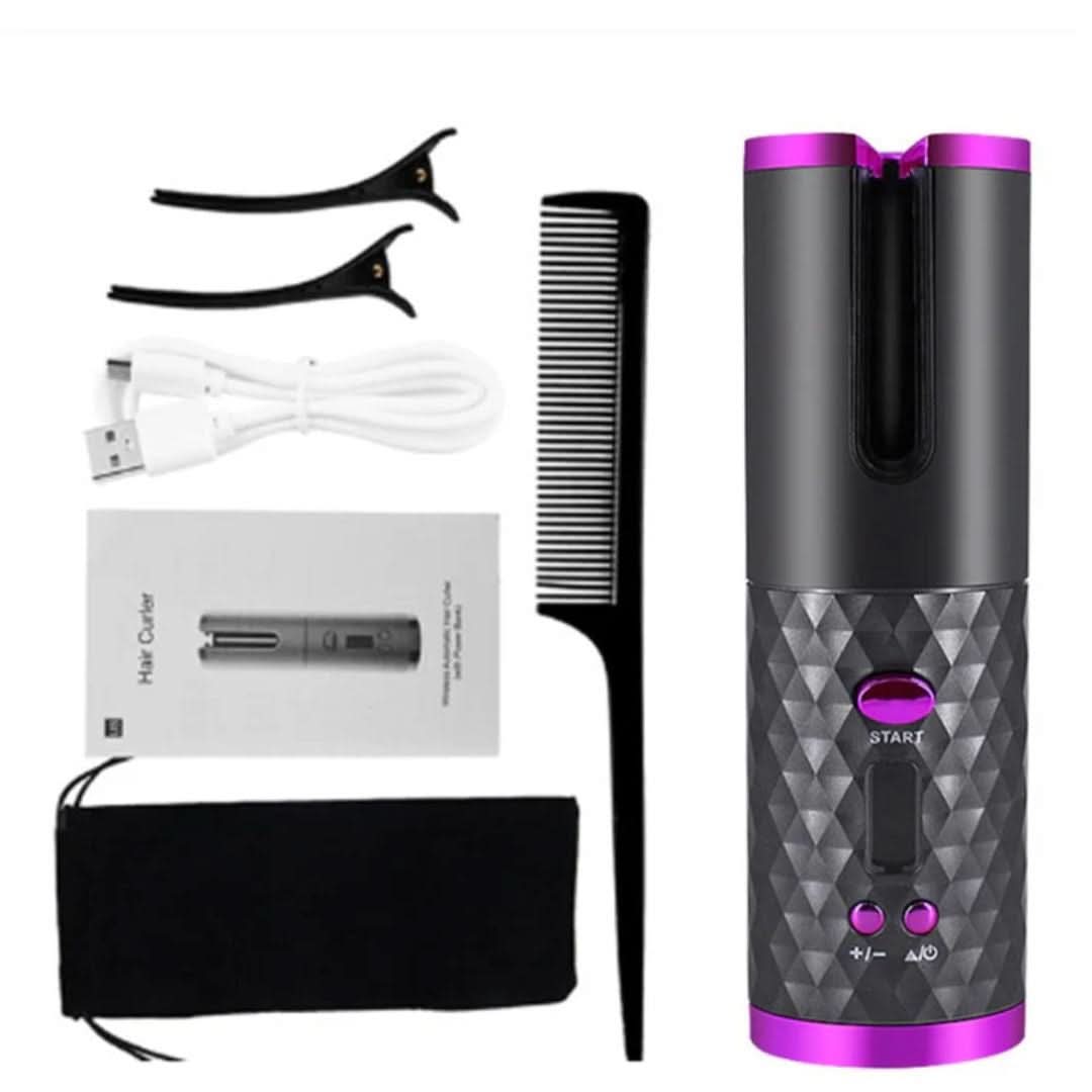 Fer à Friser Automatique Sans Fil | Boucles Parfaites À Tout Moment