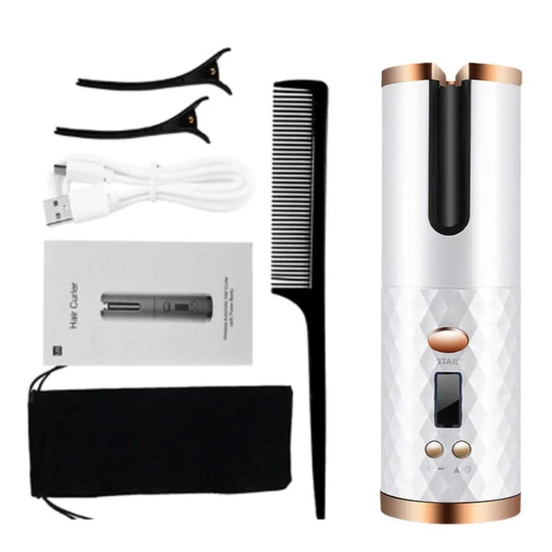 Fer à Friser Automatique Sans Fil | Boucles Parfaites À Tout Moment