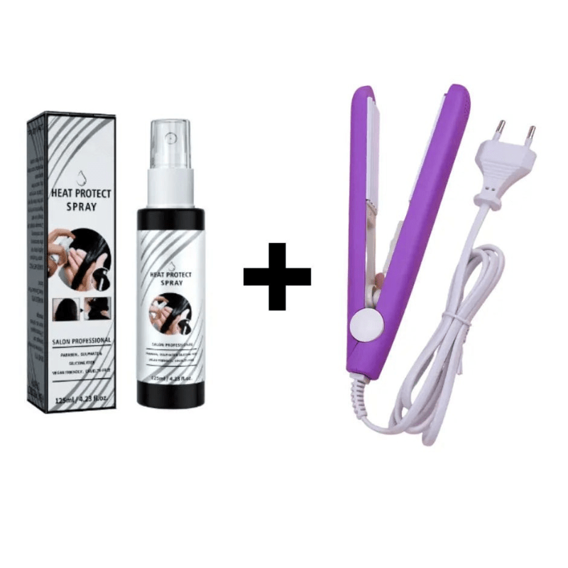 Fer à Friser Mini Portable | Boucles Douces et Définies Rapidement