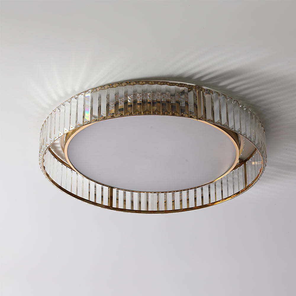 Plafonnier Moderne en Cristal | Design Élégant et Sophistiqué