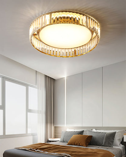 Plafonnier Moderne en Cristal | Design Élégant et Sophistiqué