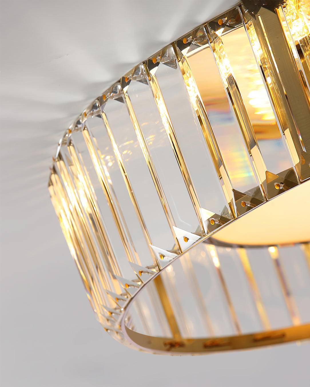 Plafonnier Moderne en Cristal | Design Élégant et Sophistiqué