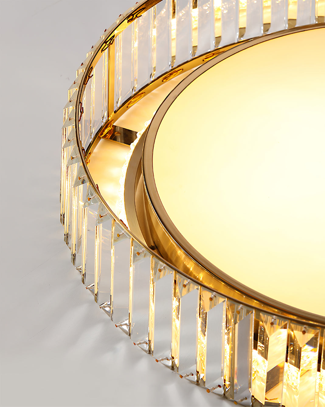 Plafonnier Moderne en Cristal | Design Élégant et Sophistiqué