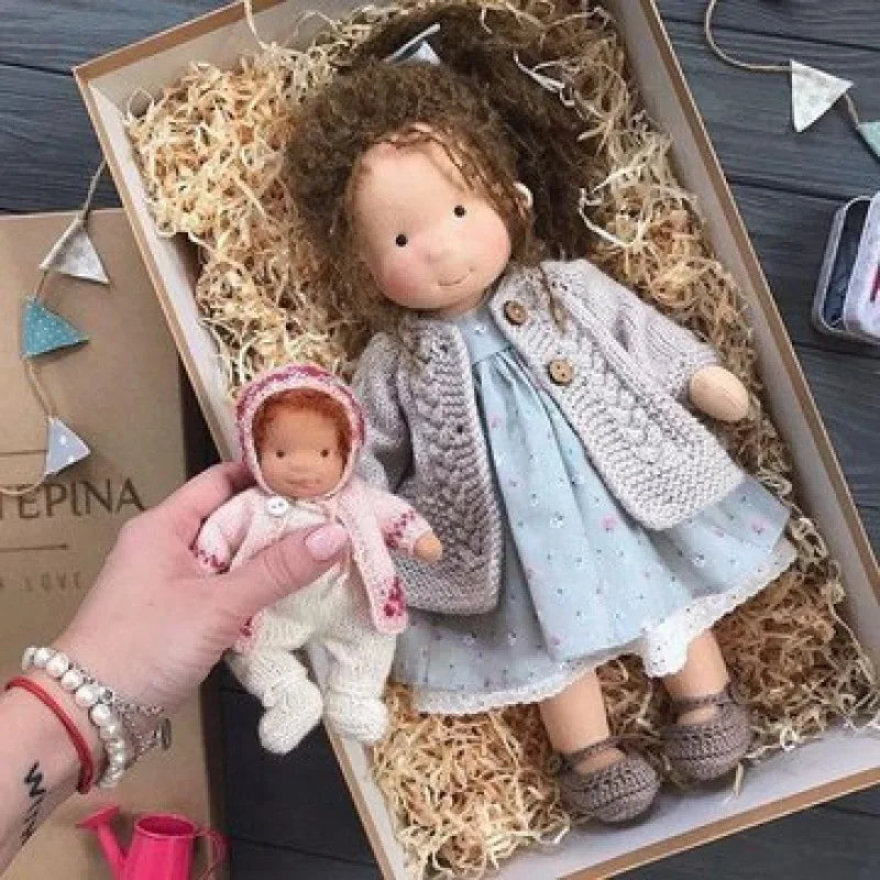 Poupée en Peluche en Coton | Douceur et Câlins pour Enfants