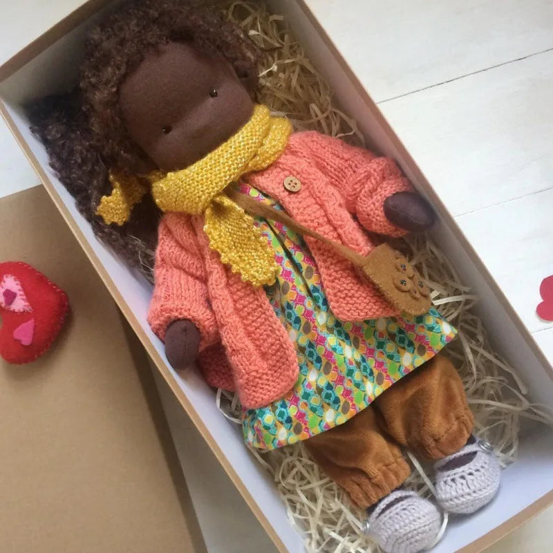 Poupée en Peluche en Coton | Douceur et Câlins pour Enfants