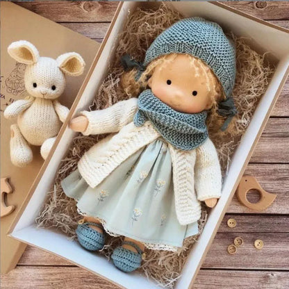 Poupée en Peluche en Coton | Douceur et Câlins pour Enfants
