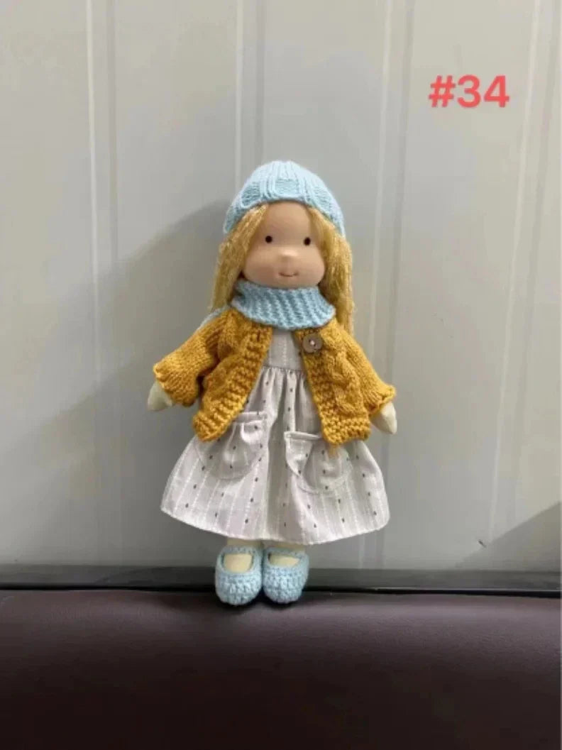 Poupée en Peluche en Coton | Douceur et Câlins pour Enfants
