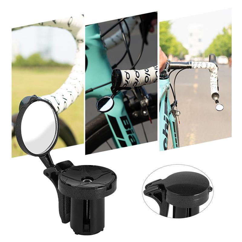 Miroir Rétroviseur pour Vélo Ajustable | Sécurité Optimale et Vue Dégagée