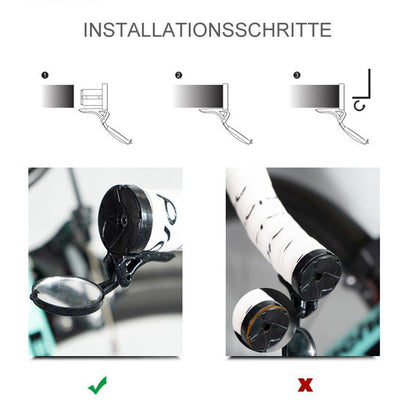 Miroir Rétroviseur pour Vélo Ajustable | Sécurité Optimale et Vue Dégagée