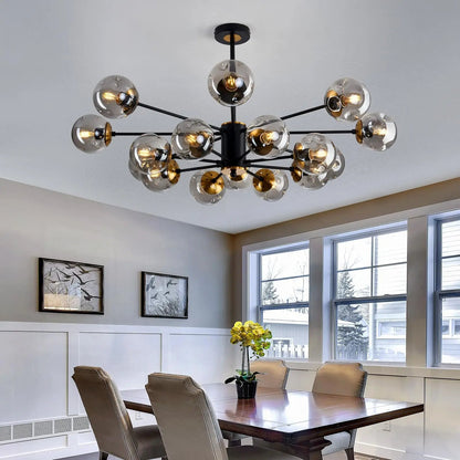 Lustre Scandinave en Cristal | Design Élégant et Contemporain
