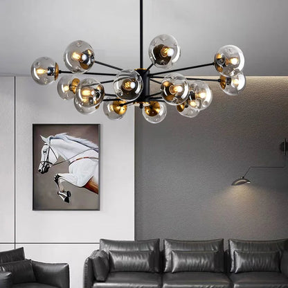 Lustre Scandinave en Cristal | Design Élégant et Contemporain
