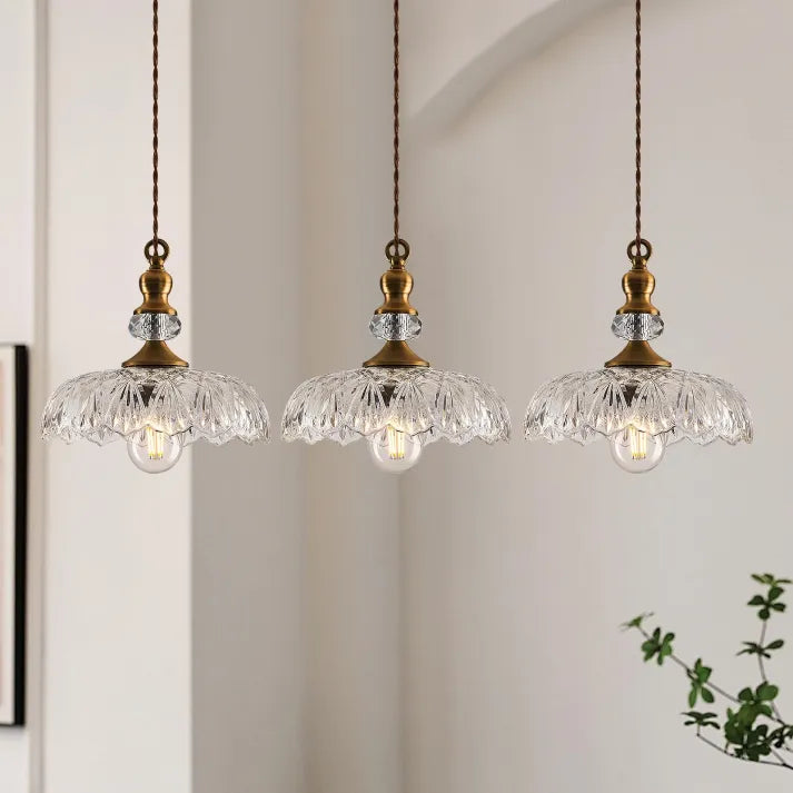 Lampe Suspendue en Verre | Charme Rétro et Élégance Moderne