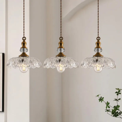Lampe Suspendue en Verre | Charme Rétro et Élégance Moderne