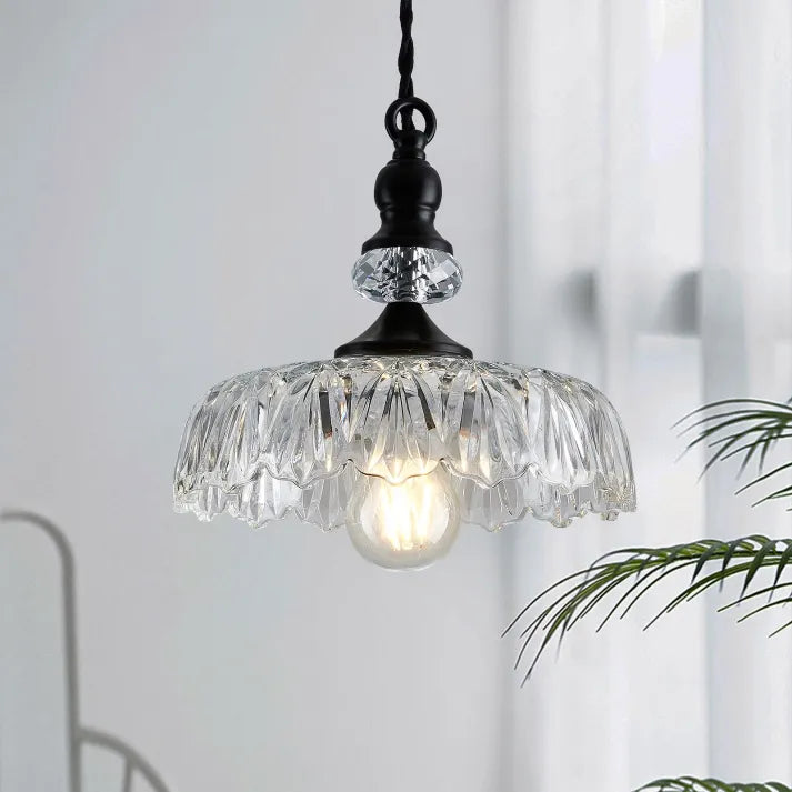 Lampe Suspendue en Verre | Charme Rétro et Élégance Moderne