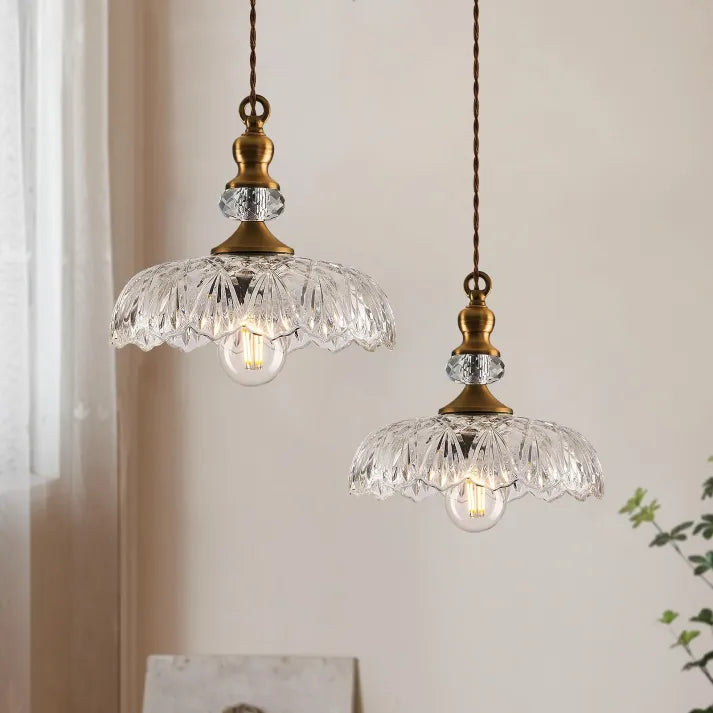 Lampe Suspendue en Verre | Charme Rétro et Élégance Moderne