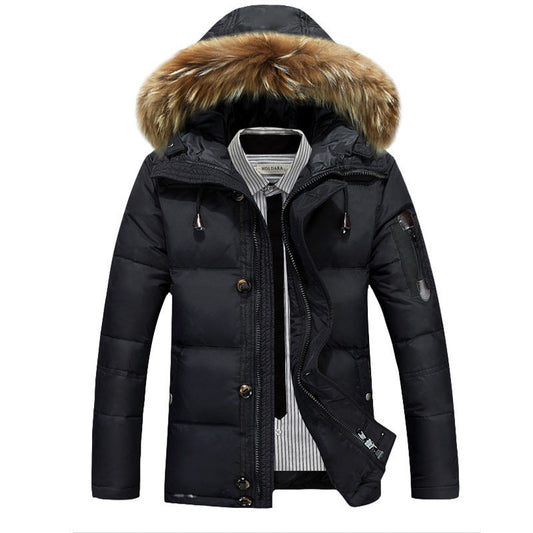 Manteau d'hiver pour Hommes | Isolation de Haute Qualité et Col en Fausse Fourrure