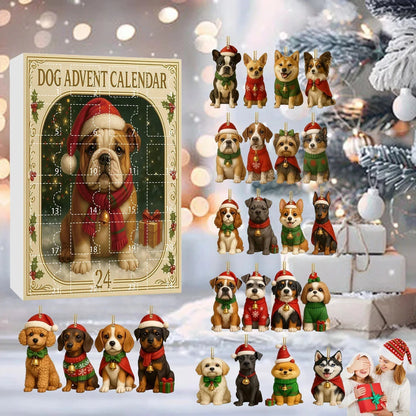 Calendrier de l'Avent pour Amoureux des Chiens | 24 Jours de Joie et Surprises